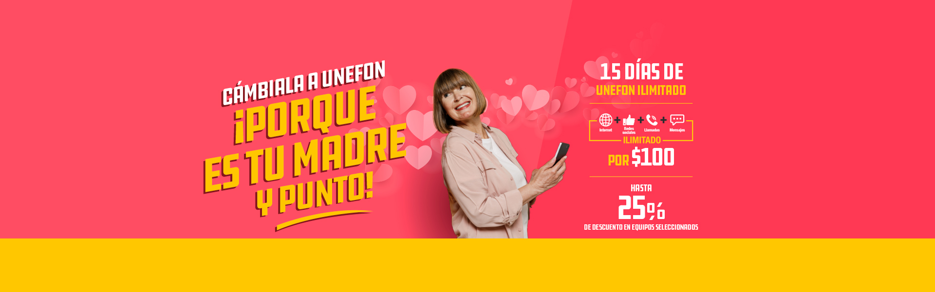 Cambiala a UNEFON por que es tu madre y punto