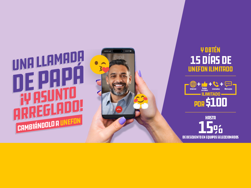 Que no te caiga el chahuistle cámbiate a UNEFON
