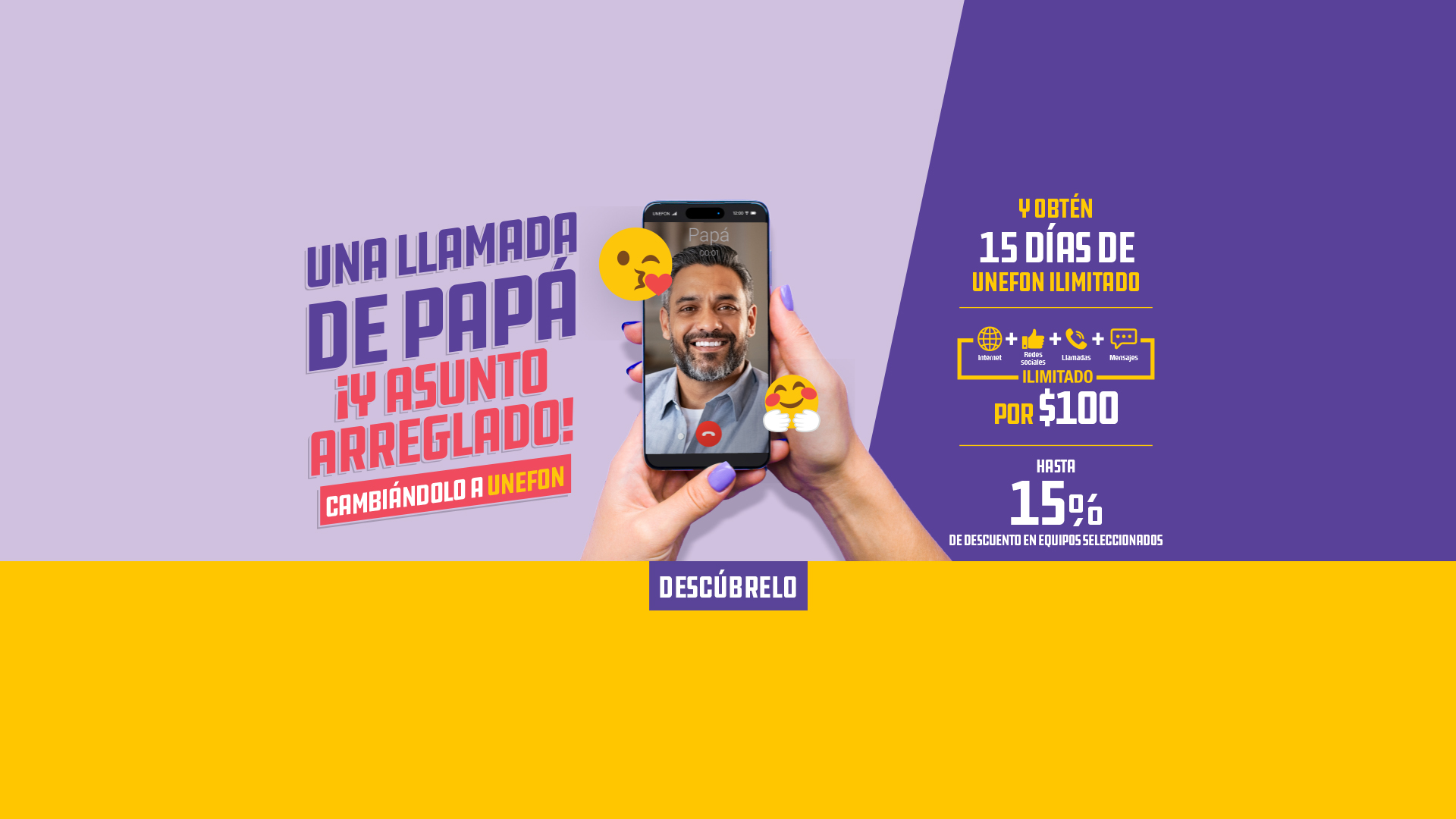 Cámbiate a UNEFON ilimitado
